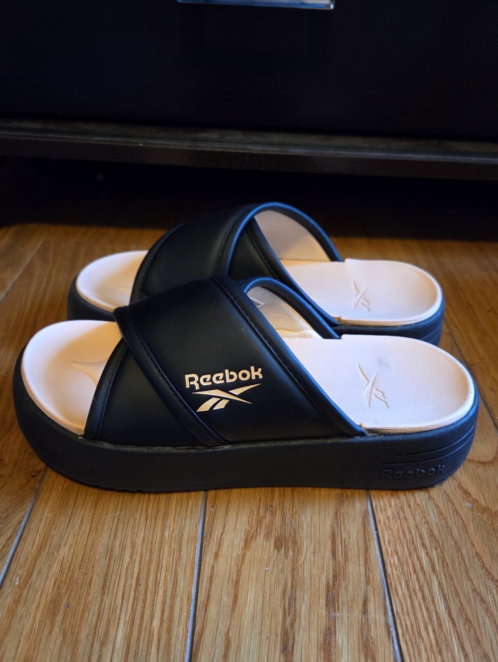 Reebok Platform Criss-cross Slides